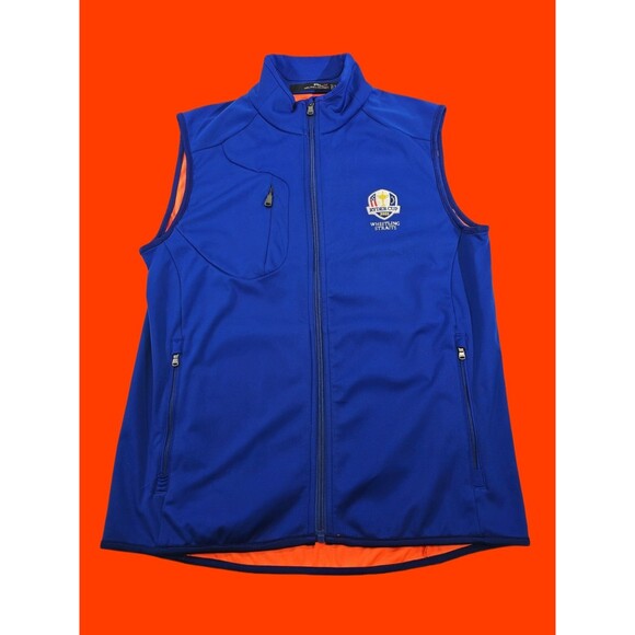 SLV Men's S Ralph Lauren 2020 Ryder Cup Whistling Straits Zip Vest Golf Jacket - Picture 1 of 6